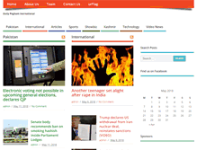Tablet Screenshot of dailypegham.com